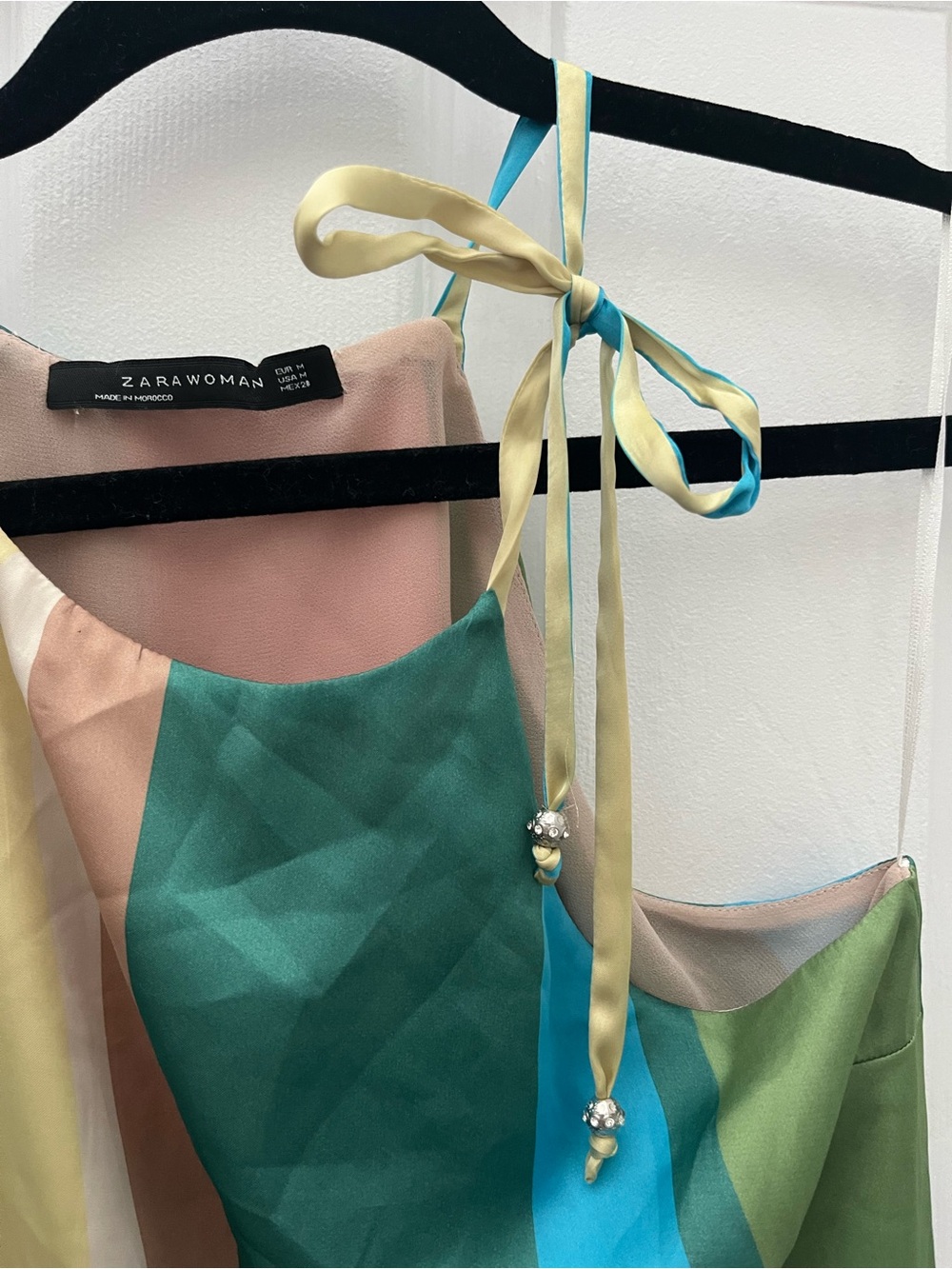 Striped Multicolour Haltered Top - Picture 5 of 11